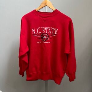 Vintage NC State Sweatshirt Red Men’s Medium